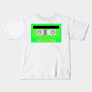 80s Mixtape Green Kids T-Shirt